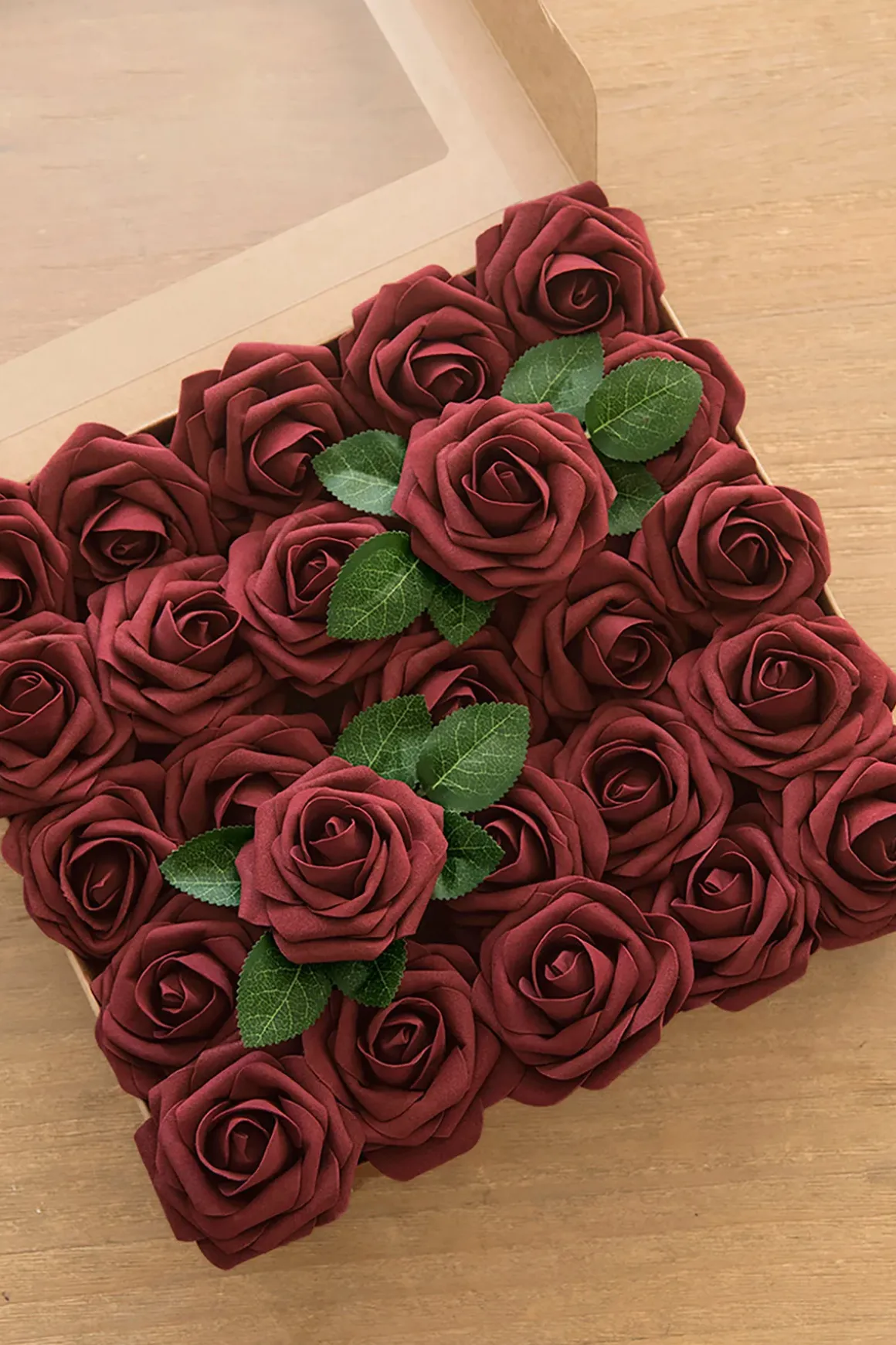 DIY Supporting Flower Boxes in Burgundy & Dusty Rose