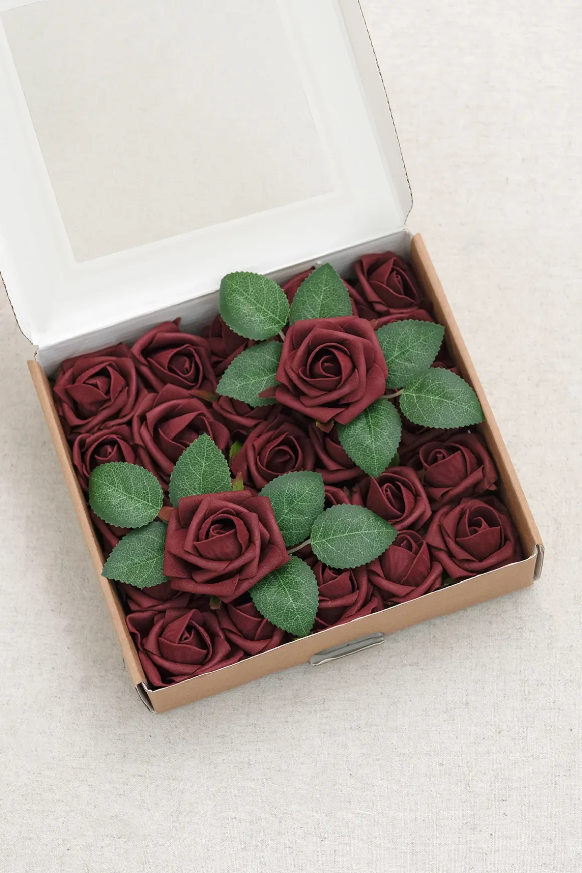 DIY Supporting Flower Boxes in Burgundy & Dusty Rose