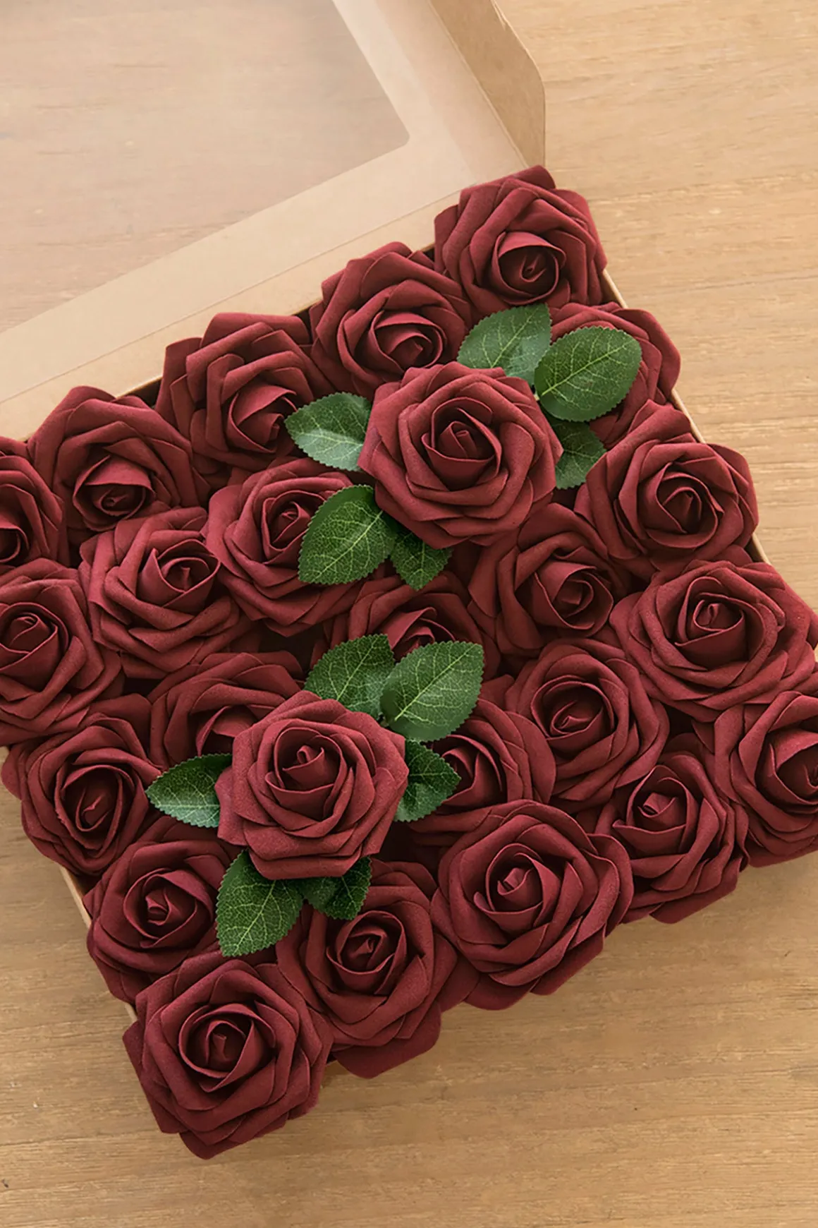 DIY Supporting Flower Boxes in Burgundy & Dusty Rose