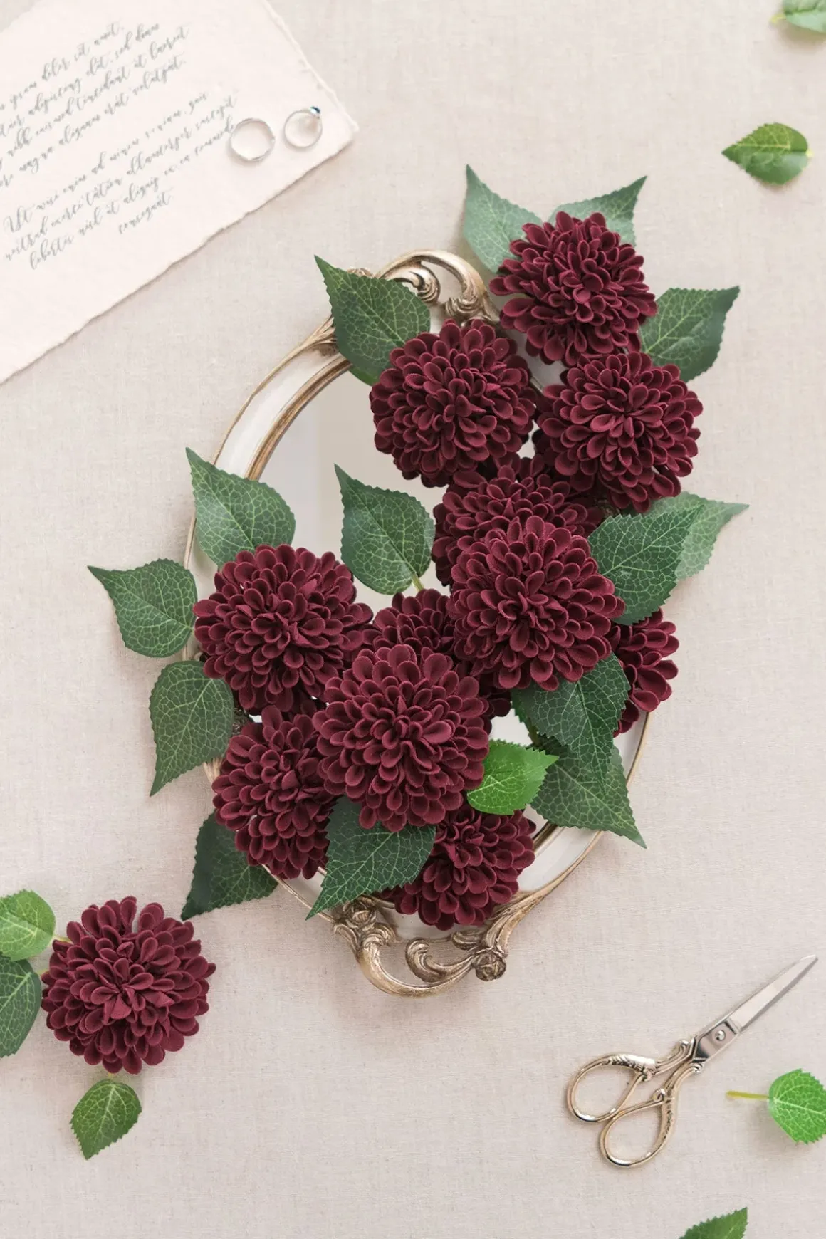DIY Supporting Flower Boxes in Burgundy & Dusty Rose