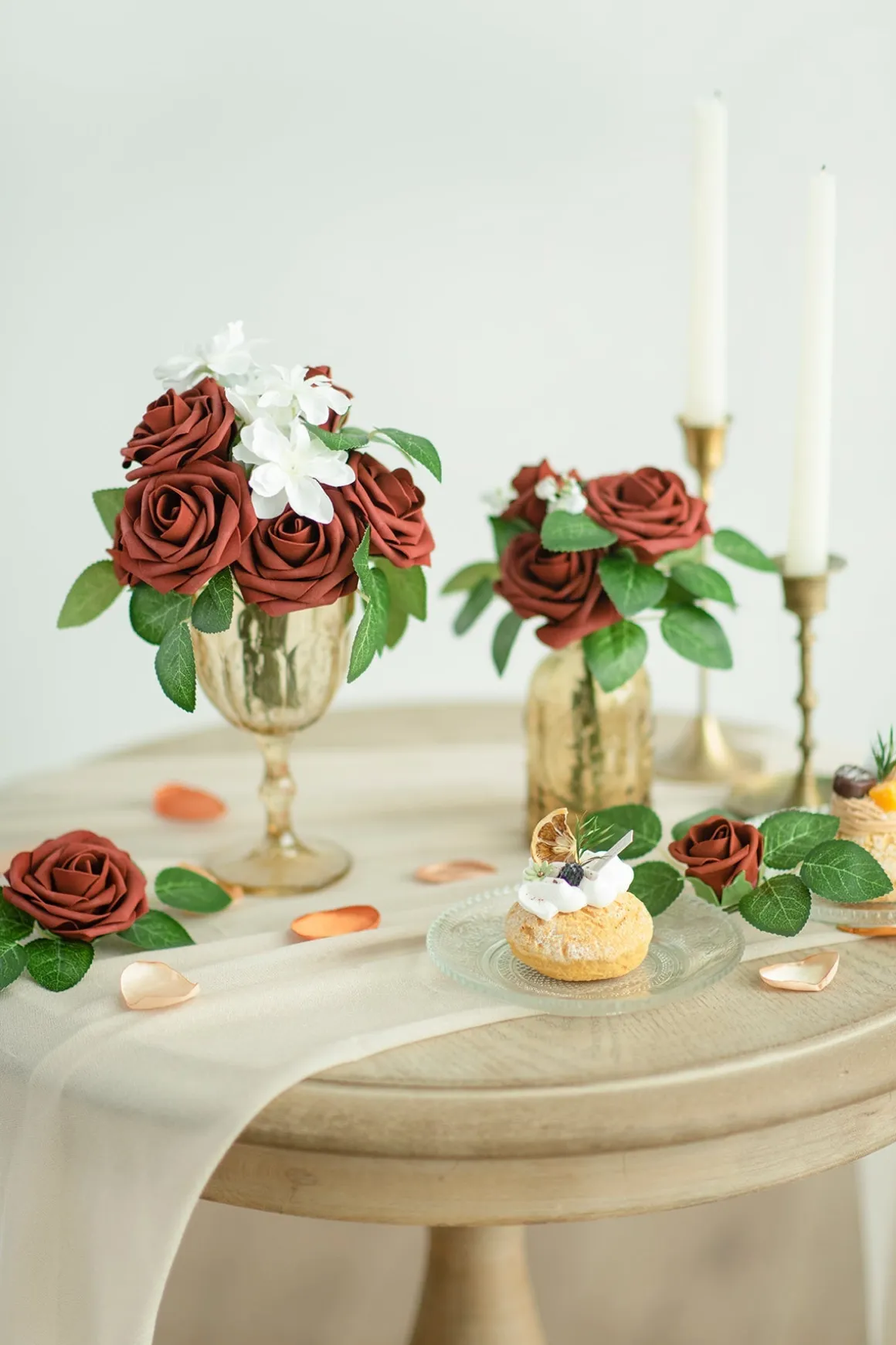 DIY Supporting Flower Boxes in Black & Pumpkin Orange