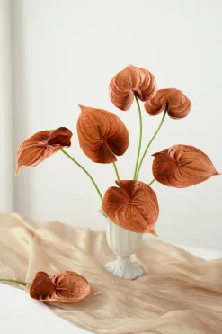 DIY Supporting Flower Boxes in Dark Teal & Burnt Orange