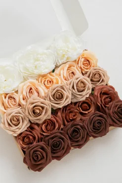 DIY Supporting Flower Boxes in Rust & Sepia