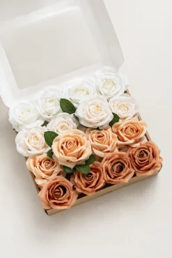 DIY Supporting Flower Boxes in Rust & Sepia