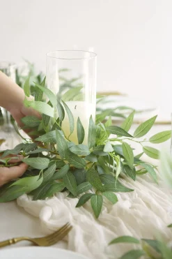 DIY Supporting Flower Boxes in Emerald & Tawny Beige