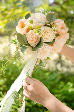 DIY Supporting Flower Boxes in Tropical Citrus & Pink