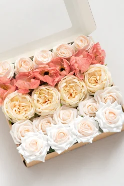 DIY Supporting Flower Boxes in Tropical Citrus & Pink