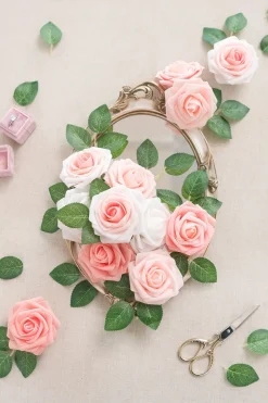 DIY Supporting Flower Boxes in Garden Blush