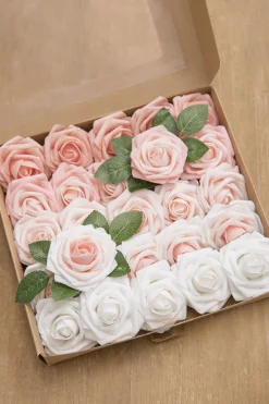 DIY Supporting Flower Boxes in Garden Blush