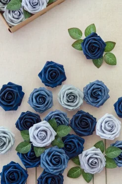 DIY Supporting Flower Boxes in Nautical Navy & Burgundy