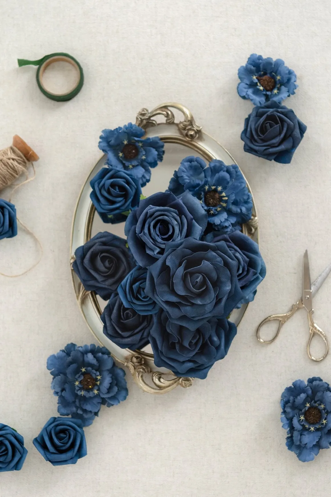 DIY Supporting Flower Boxes in Nautical Navy & Burgundy