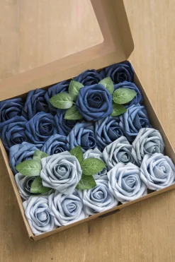 DIY Supporting Flower Boxes in Nautical Navy & Burgundy