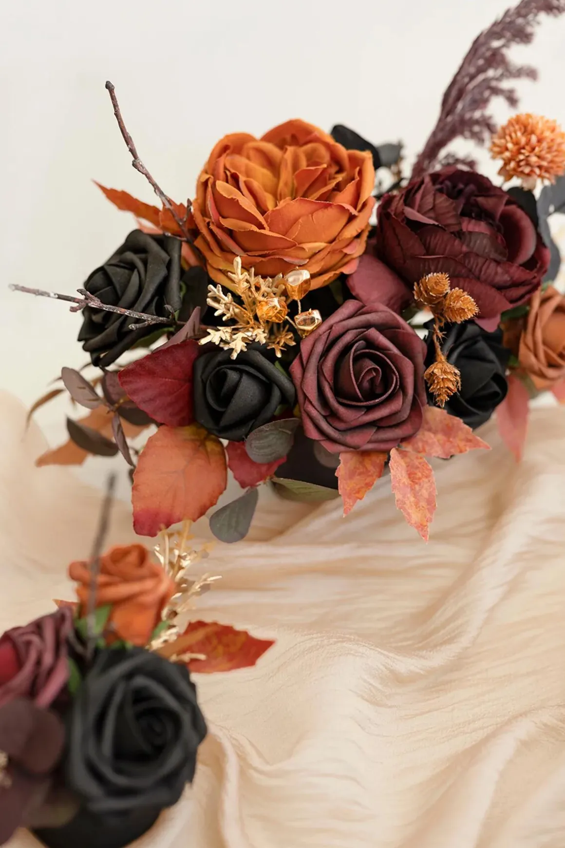 DIY Supporting Flower Boxes in Nautical Navy & Burgundy