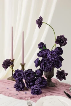 DIY Supporting Flower Boxes in Ethereal Purple Dream
