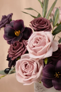 DIY Supporting Flower Boxes in Gentle Dusty Rose