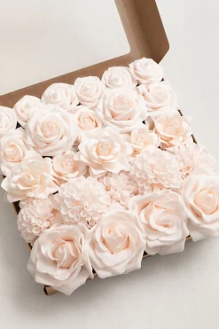DIY Supporting Flower Boxes in Powder Pink & Sand Beige