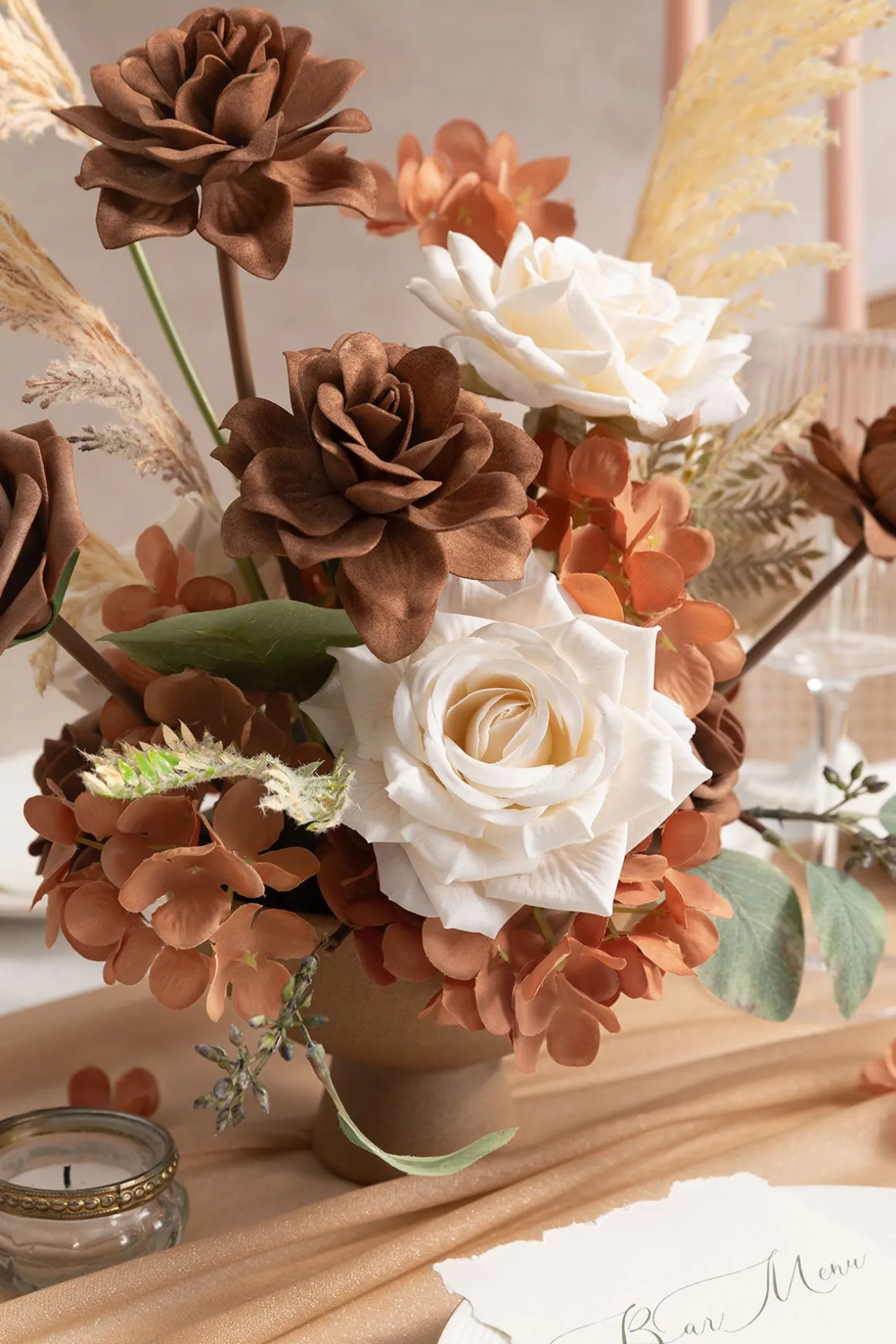 DIY Supporting Flower Boxes in Earth Brown & Tawny Beige | Clearance
