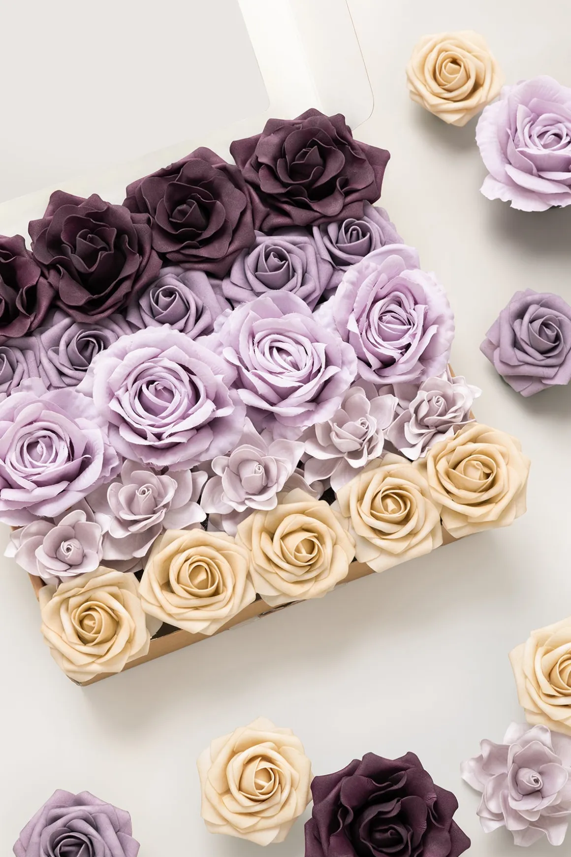 DIY Supporting Flower Boxes in French Lavender & Plum