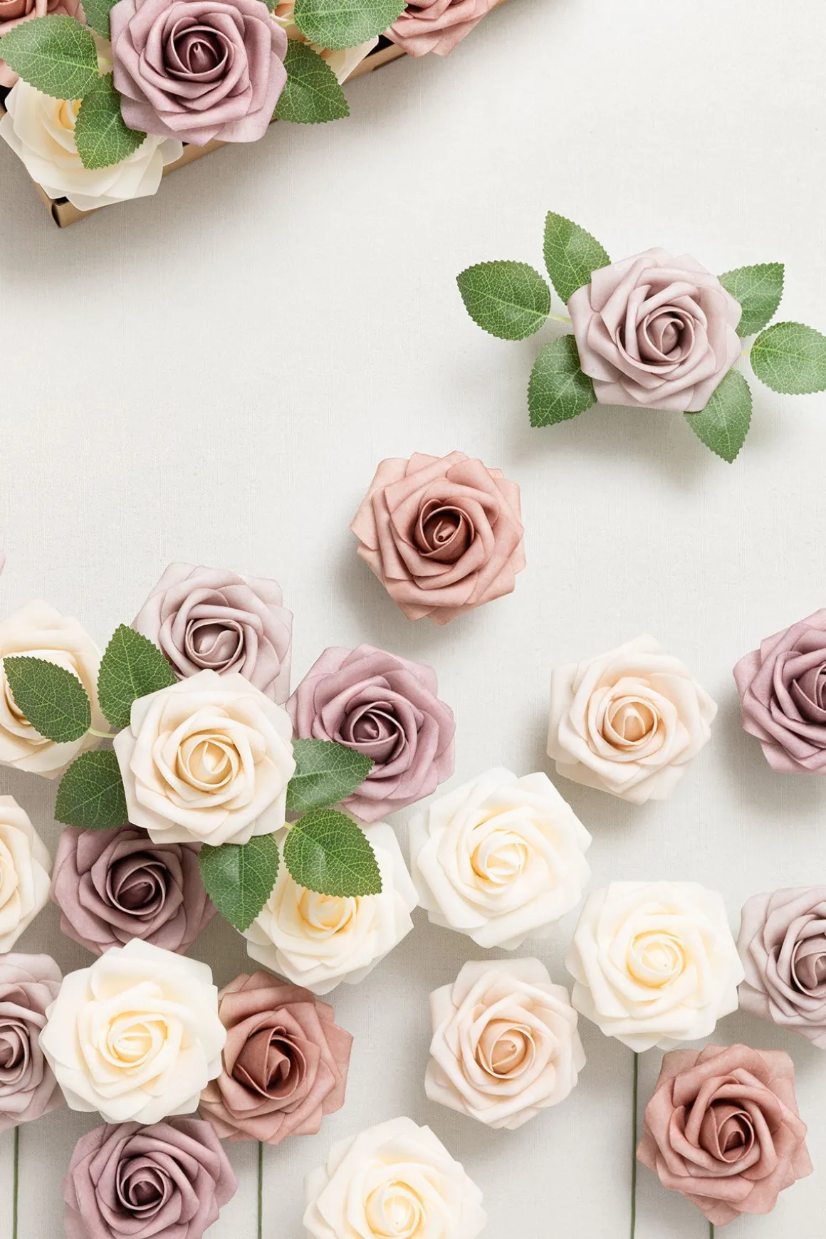 DIY Supporting Flower Boxes in Shades of Dusty Rose &Mauve Rose