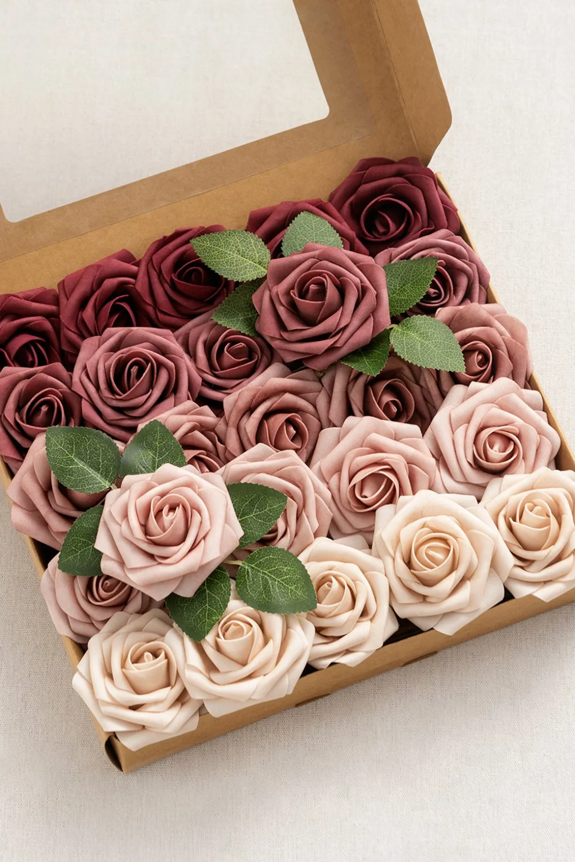 DIY Supporting Flower Boxes in Shades of Amaranth