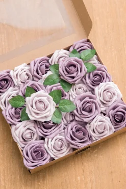 DIY Supporting Flowers in Classic Purple