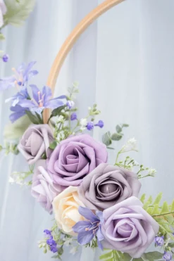 DIY Supporting Flowers in Classic Purple