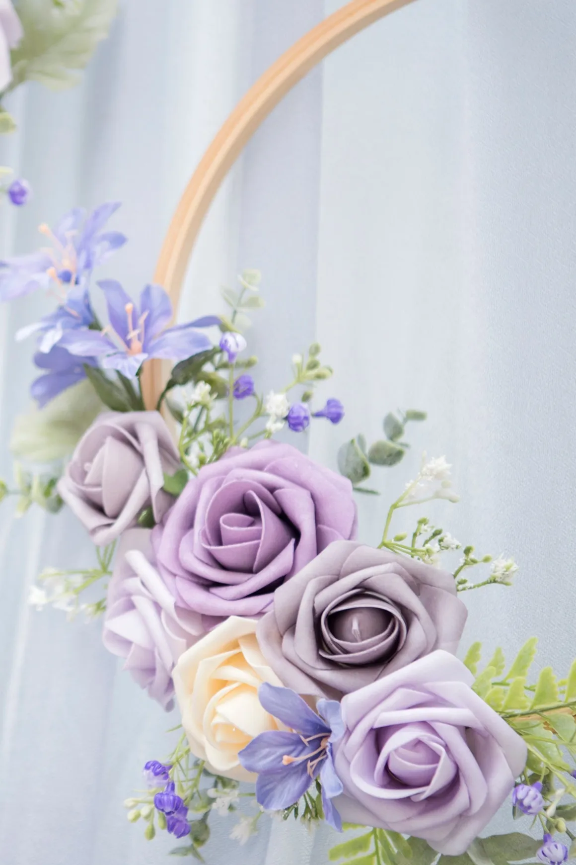 DIY Supporting Flowers in Classic Purple