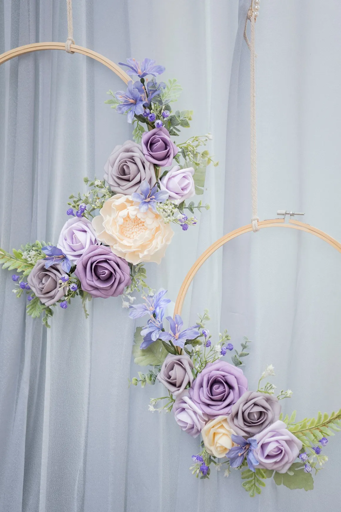 DIY Supporting Flowers in Classic Purple