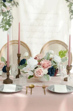 Dusty Blue & Navy Designer Flower Boxes