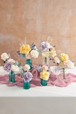 Dusty Blue & Navy Designer Flower Boxes