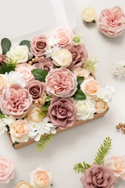 Dusty Rose Designer Flower Boxes