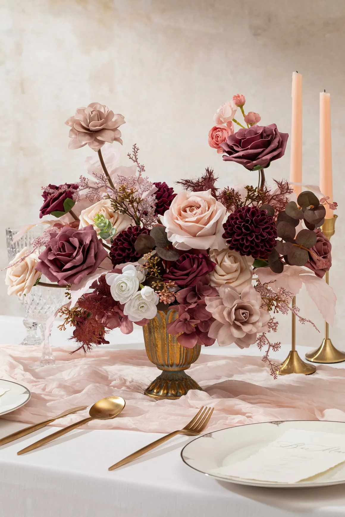 Dusty Rose Designer Flower Boxes