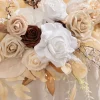 Flash Sale | 9ft Head Table Flower Garland in White & Beige | Clearance