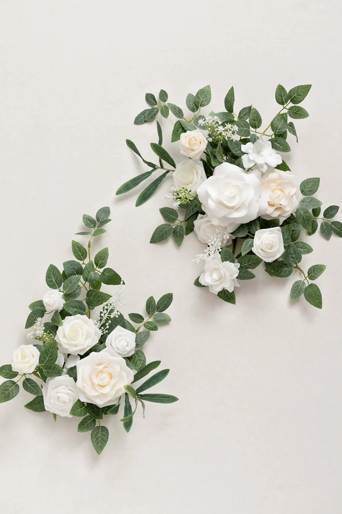 Flexible Combo Set Flower Sign Decor in White & Sage