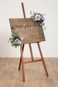 Flexible Combo Set Flower Sign Decor in Ethereal Purple Dream | Clearance