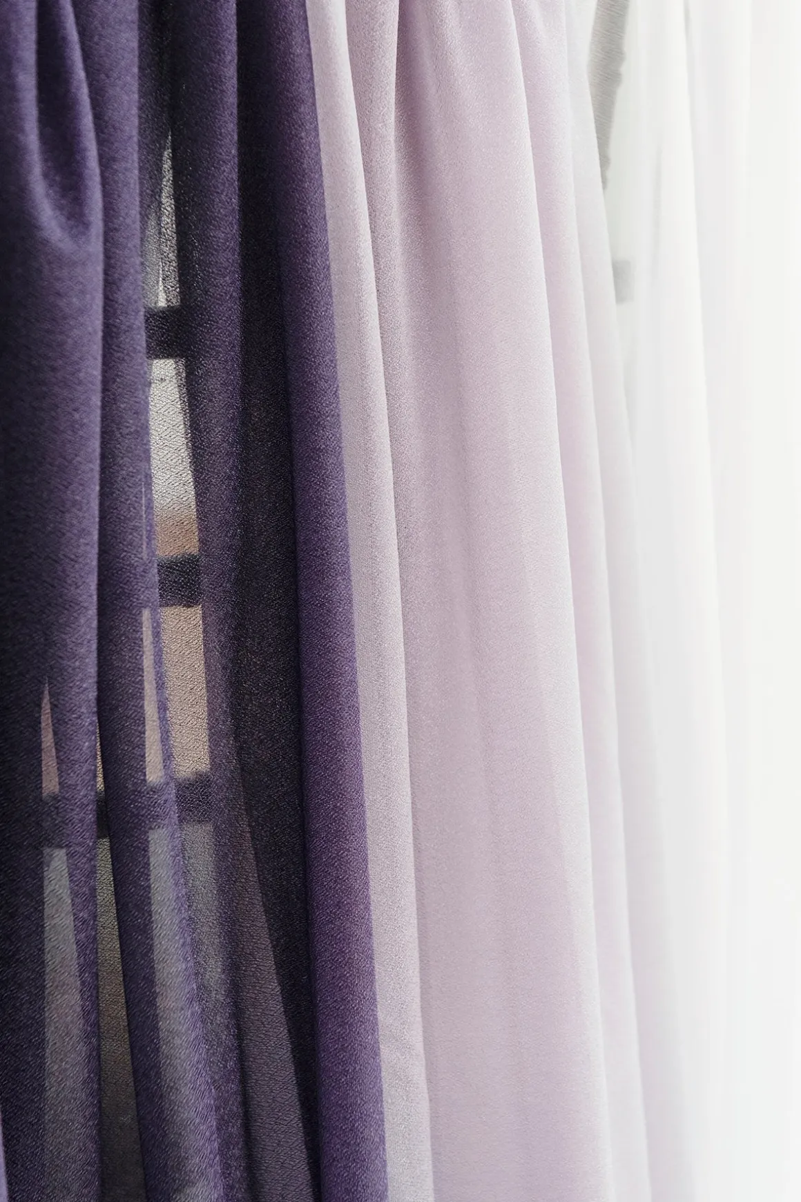 Flower Arch Decor with Drapes in Lilac & Gold (Set of 5) | Clearance