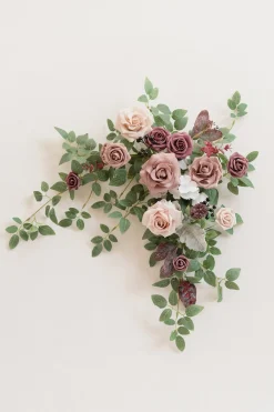 Flower Sign Decor in Dusty Rose & Mauve