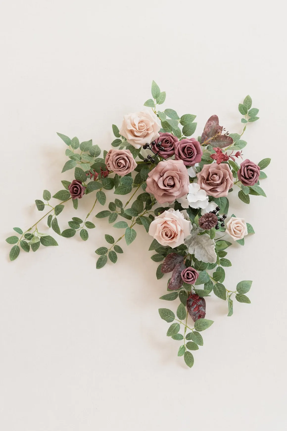 Flower Sign Decor in Dusty Rose & Mauve