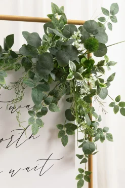Flower Sign Decor in Sage & Green | Clearance