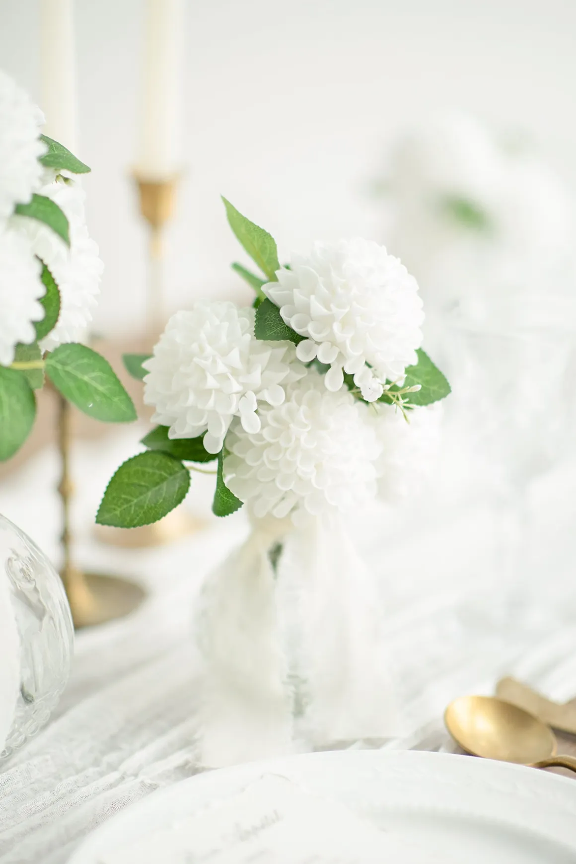 2.5" Foam Dahlia with Stem