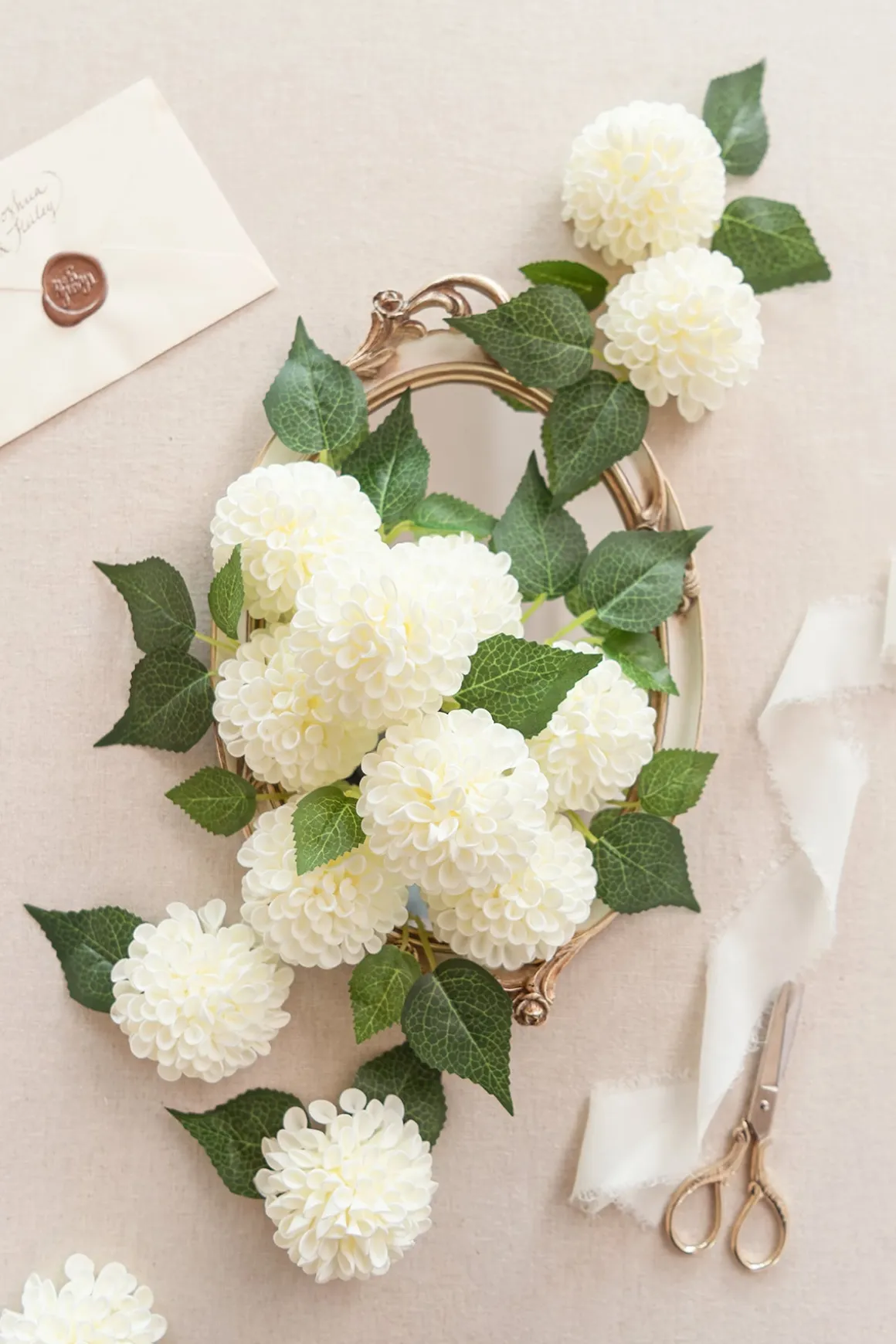 2.5" Foam Dahlia with Stem