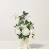 Free-Form Bridesmaid Bouquets in Natural White (Set of 1)