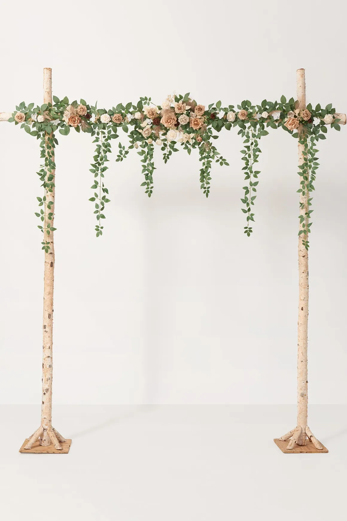 6.5ft Flower Garland in Beige & Sage | Clearance