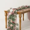 6ft Flower Garland in Dusty Rose & Mauve