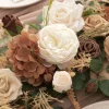 6ft Flower Garland in Earth Brown & Tawny Beige