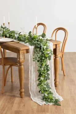6ft Flower Garland in Sage & Green