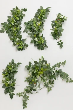 6ft Flower Garland in Sage & Green