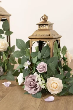 2ft Flower Garlands in Lilac | Clearance