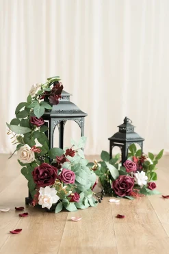 2ft Flower Garlands in Romantic Marsala | Clearance