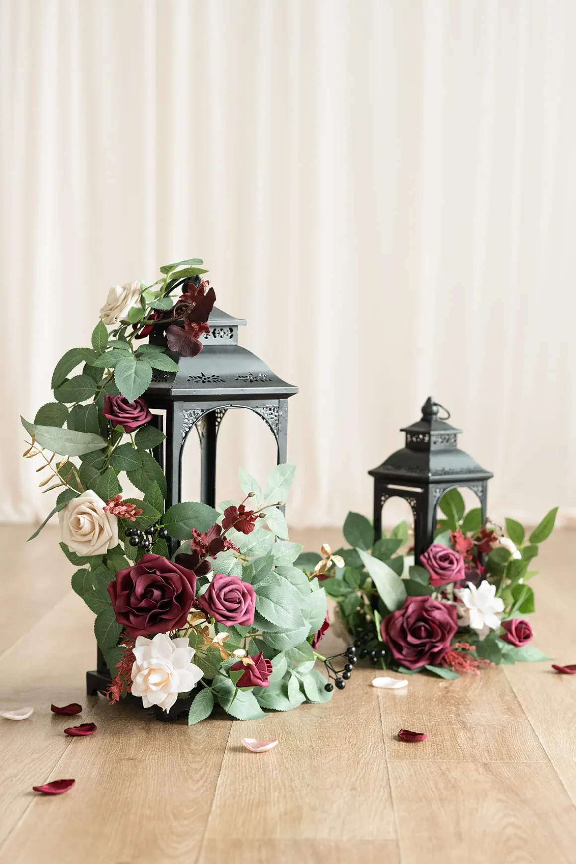 2ft Flower Garlands in Romantic Marsala | Clearance
